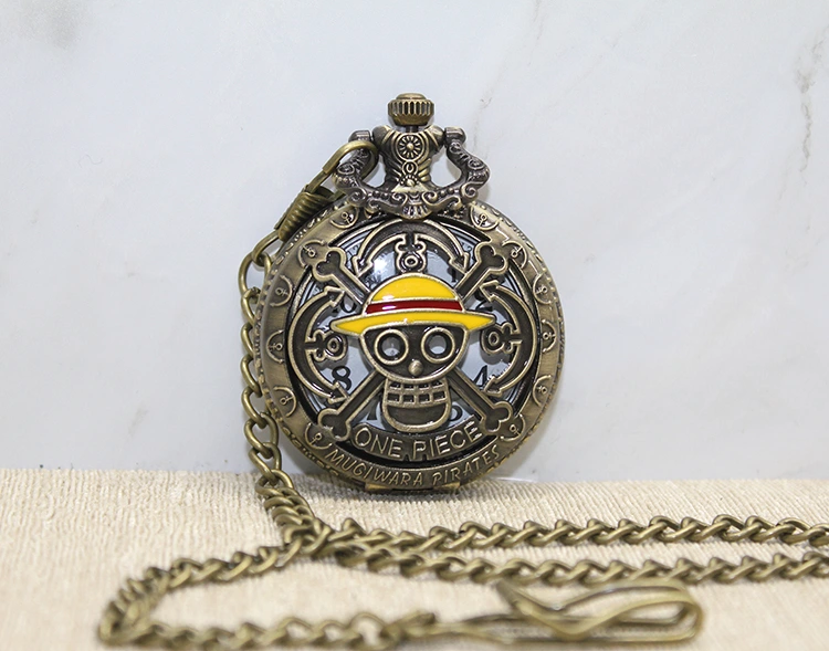 One Piece Tasarımlı Köstekli Saat ( Lisinya )
