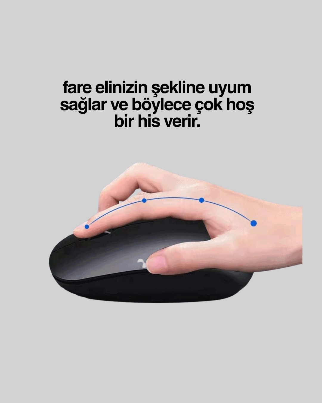 Optik Sensörlü Sessiz Fare – Geniş Uyumluluk Ve Ergonomik Yapı ( Lisinya )