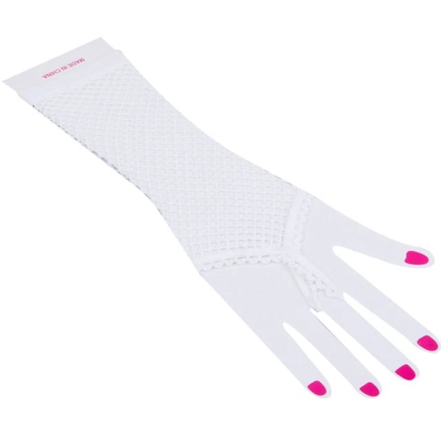 Örgü Beyaz Parmak Arası File Eldiven 26 Cm ( Lisinya ) Örgü Beyaz Parmak Arası File Eldiven 26 Cm ( Lisinya )