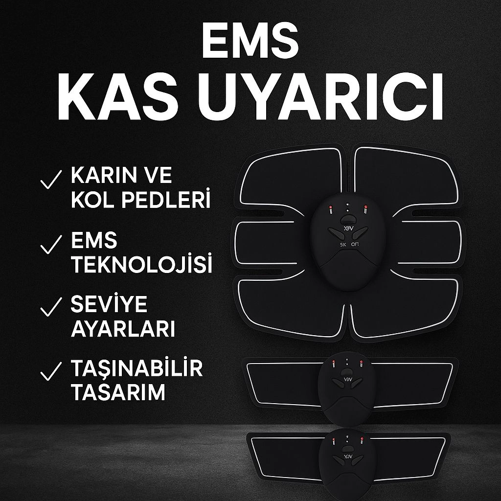 Orijinal 2025 Ems Titreşimli Kas Çalıştırma Cihazı Evde Spor İçin A Kalite ( Lisinya )