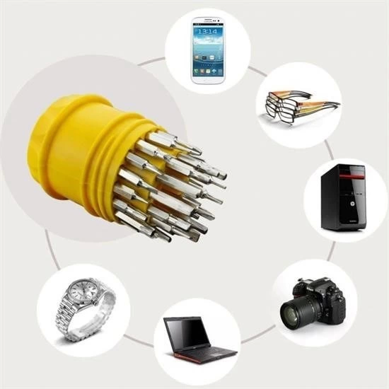 Orta 31 Parça Hassas Tornavida Bits Uç Seti Yumurta Tornavida ( Lisinya ) Orta 31 Parça Hassas Tornavida Bits Uç Seti Yumurta Tornavida ( Lisinya )