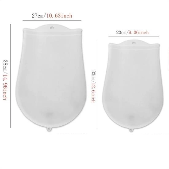 Orta Hamur Torbası Silikon Şeffaf Hamur Yoğurma Torbası Ekmek Makarna Mantı Hamuru Kolay Yo ( Lisinya ) Orta Hamur Torbası Silikon Şeffaf Hamur Yoğurma Torbası Ekmek Makarna Mantı Hamuru Kolay Yo ( Lisinya )