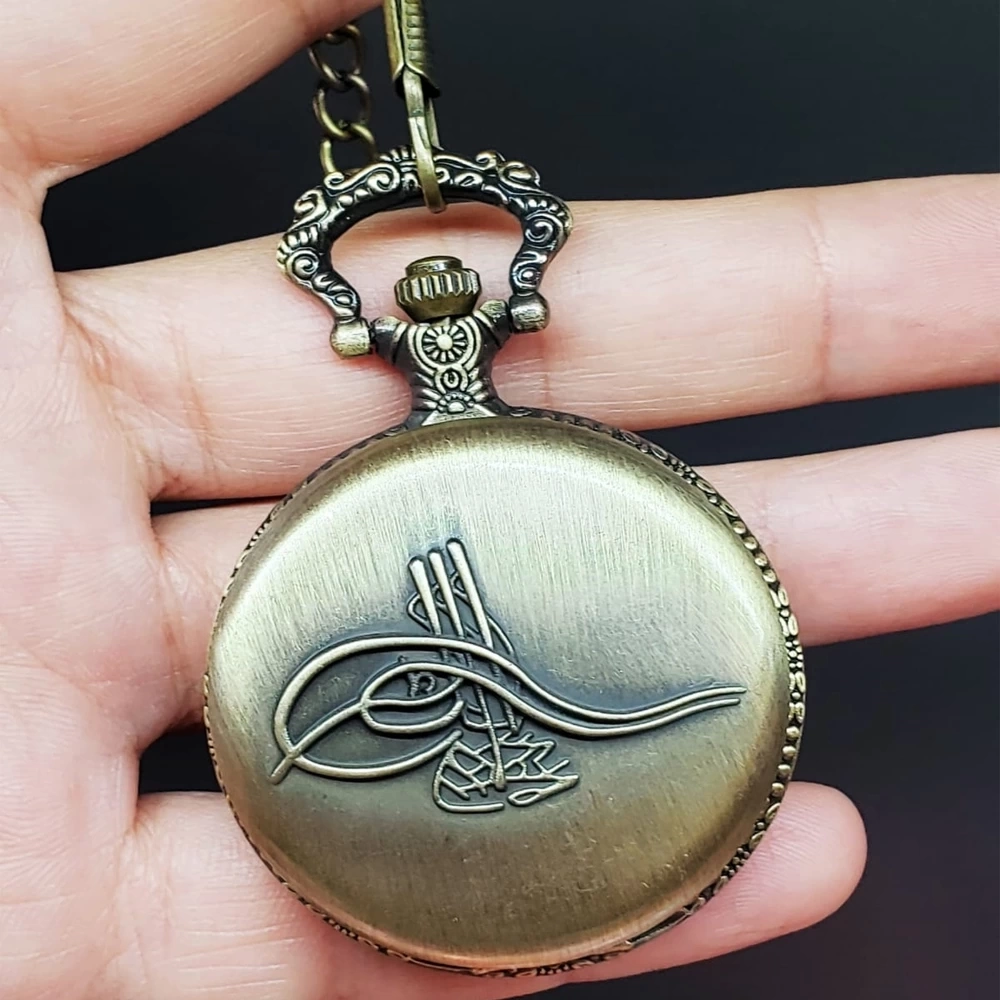Osmanlı Tuğralı Köstekli Saat ( Lisinya )