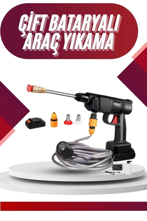 Oto Araba Yıkama Şarjlı Ve Yüksek Basınçlı Oto Yıkama Ve Sulama Tabancası ( Lisinya ) Oto Araba Yıkama Şarjlı Ve Yüksek Basınçlı Oto Yıkama Ve Sulama Tabancası ( Lisinya )