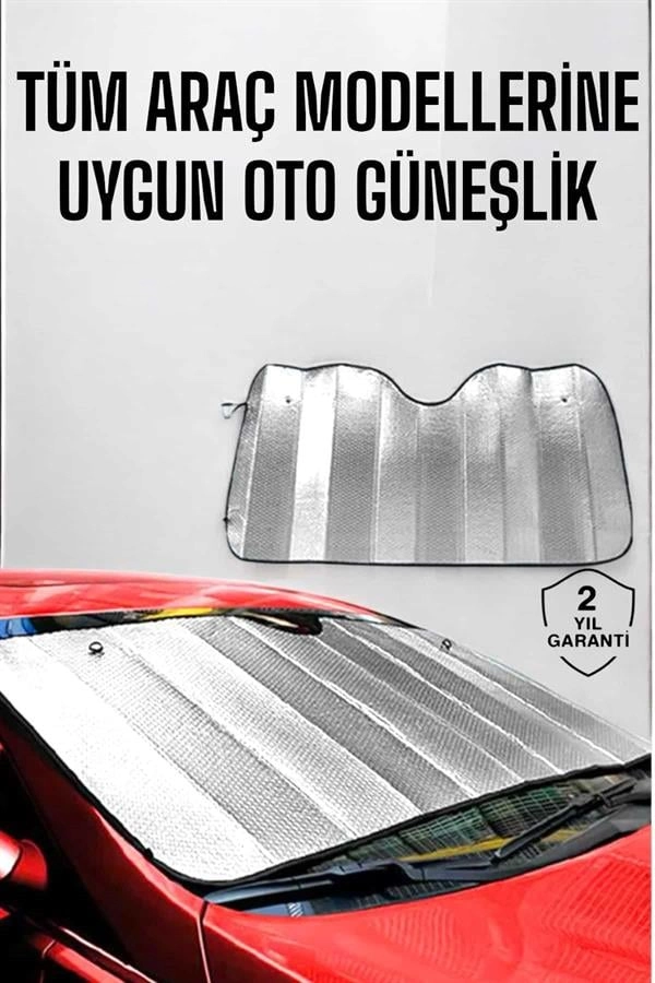 Oto Güneşlik Tüm Araç Tiplerine Uygun Isı Önleyici ( Lisinya )