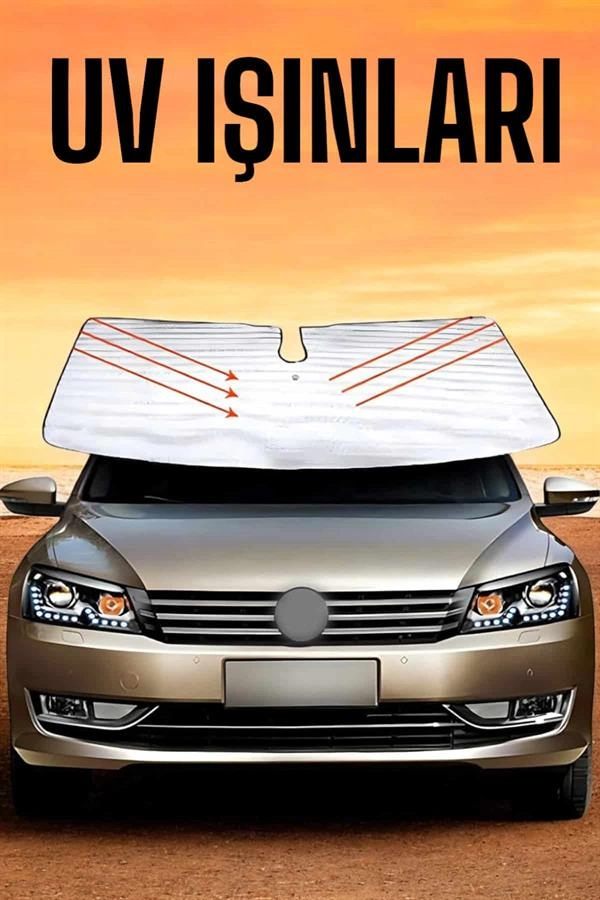 Oto Güneşlik Tüm Araç Tiplerine Uygun Isı Önleyici ( Lisinya )