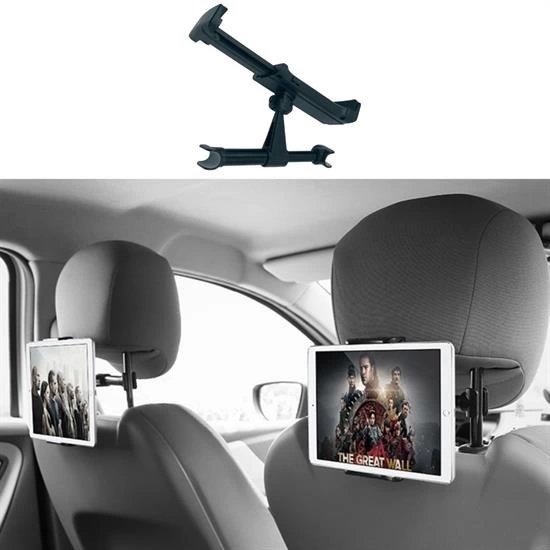 Oto Koltuk Arkası Telefon Tablet Tutucu Ayarlanabilir 360 Derece Dönebilen Pratik Stand ( Lisinya )