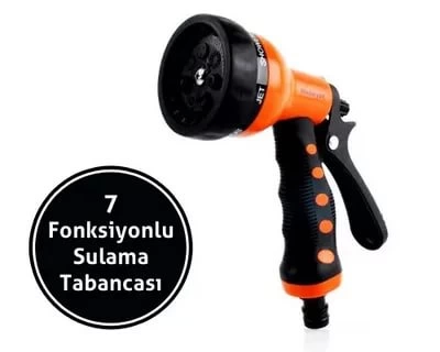 Otomatik 7 Fonksiyonlu Su Atabilen Sulama Tabancası Bahçe-oto ( Lisinya ) Otomatik 7 Fonksiyonlu Su Atabilen Sulama Tabancası Bahçe-oto ( Lisinya )