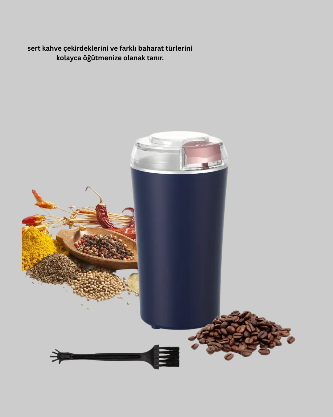 Otomatik Kahve Ve Baharat Öğütücü Paslanmaz Çelik Yedek Bıçaklı ( Lisinya )