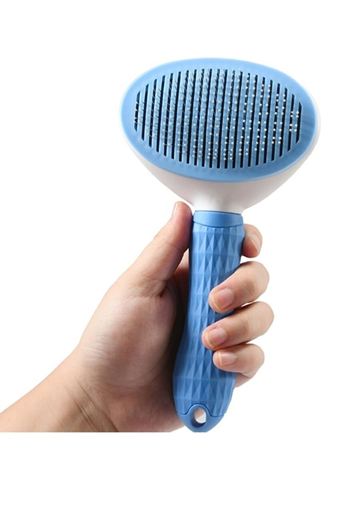 Otomatik Temizlenen Evcil Hayvan Tarağı Mavi ( Lisinya )