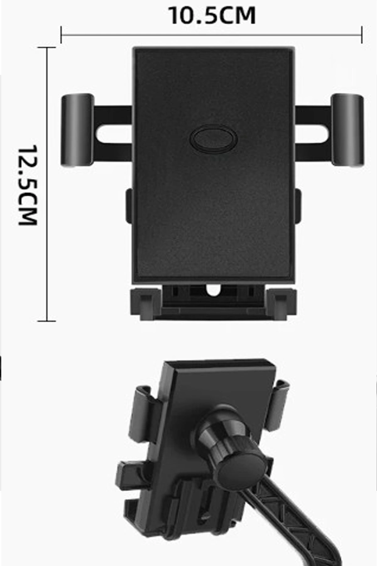 Otommatik Model Motosiklet Telefon Tutucu Ayna Bağlantılı ( Lisinya )