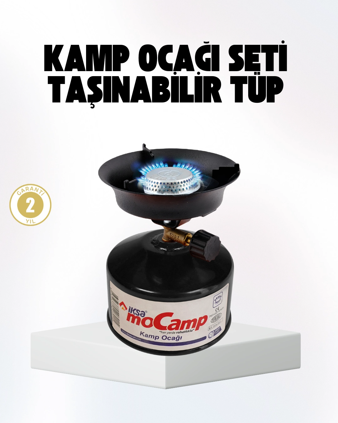 Outdoor Kamp Ocağı Gazlı Taşınabilir Pişirme Seti Üç Ayaklı Denge Atlı ( Lisinya )