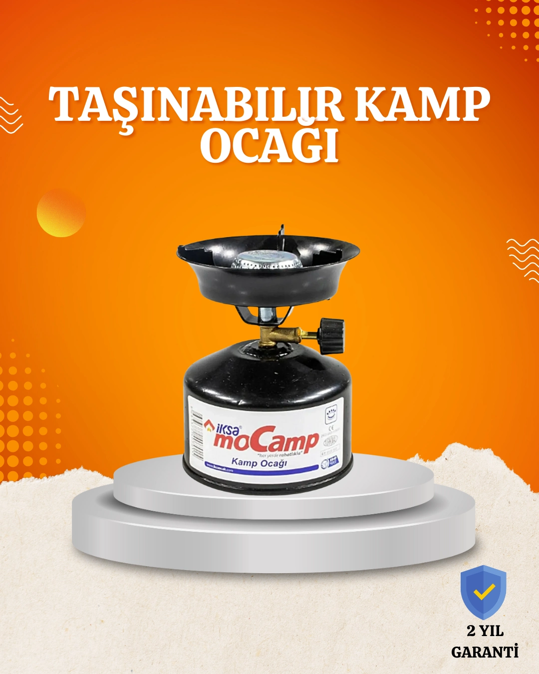 Outdoor Kamp Ocağı Seti Çakmak Gazlı Taşınabilir ( Lisinya )