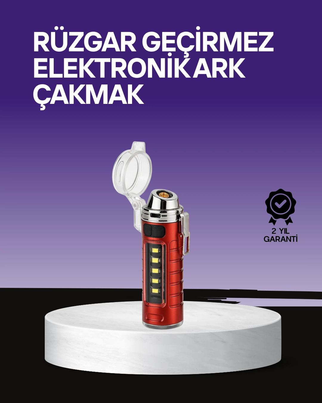 Outdoor Uyumlu Elektrikli Çakmak Fener ( Lisinya )