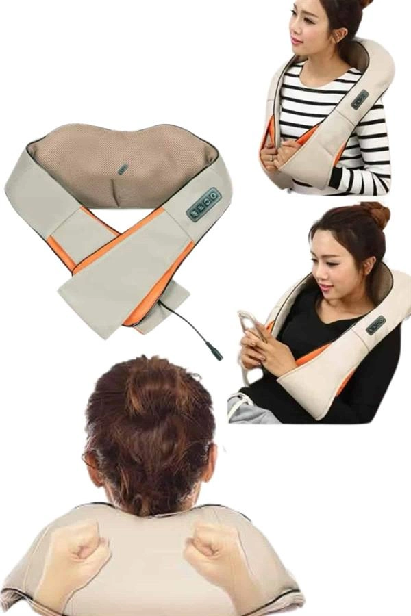 Ovmalı, Boyun Sırt İnsan Eli Hissi Veren Şarjlı Masaj Aleti Masaj Cihazı ( Lisinya )
