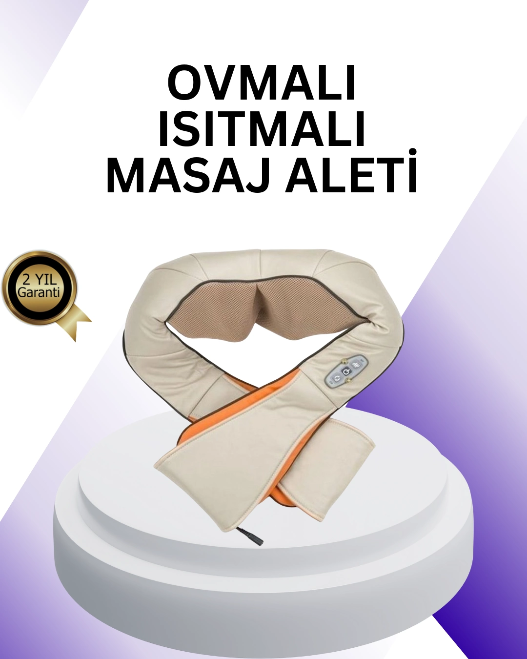 Ovmalı Isıtmalı Boyun Omuz Bel Masaj Aleti Kas Ve Eklem Ağrılarına Etkili ( Lisinya )