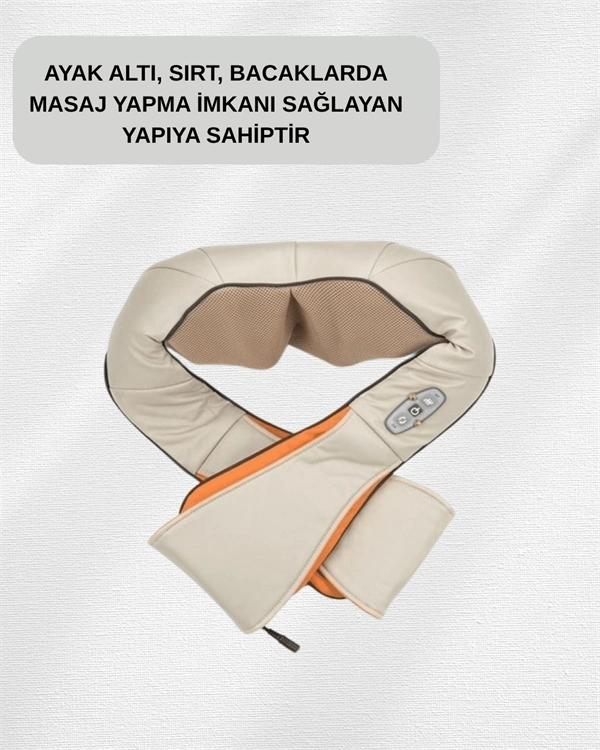 Ovmalı Isıtmalı Elektrikli Masaj Aleti – Boyun, Sırt, Bel, Omuz Ve Bacak İçin Profesyonel Masaj Aleti ( Lisinya )