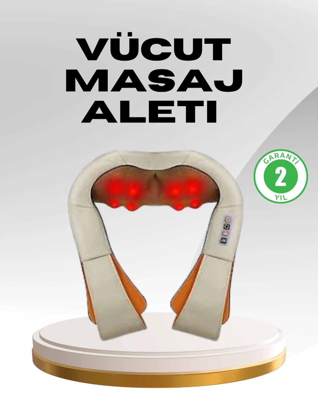 Ovmalı Kas Gevşetici Masaj Cihazı – Boyun, Omuz Ve Sırt İçin Derin Etki ( Lisinya )