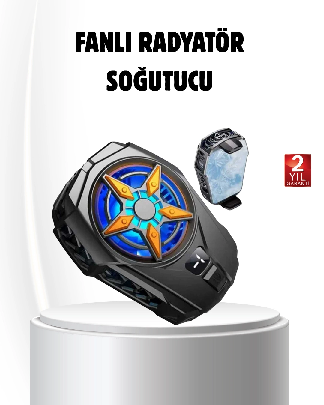 Oyun Telefonu Soğutucu Fan – Şarjlı, Sessiz Ve Kompakt Mobil Soğutma Cihazı ( Lisinya )