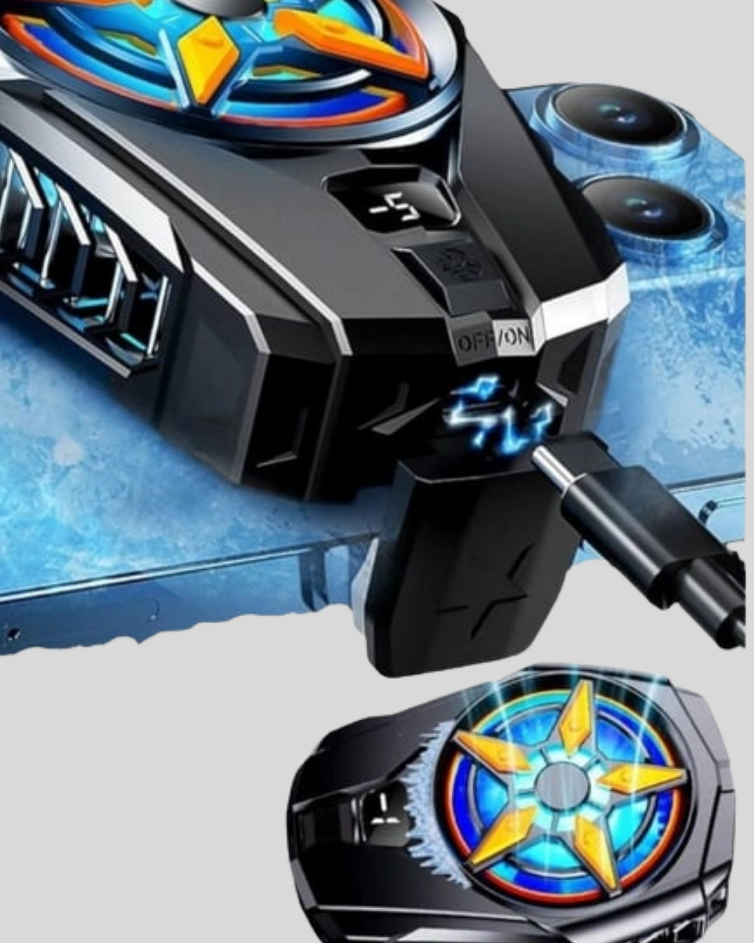 Oyun Telefonu Soğutucu Fan – Şarjlı, Sessiz Ve Kompakt Mobil Soğutma Cihazı ( Lisinya )