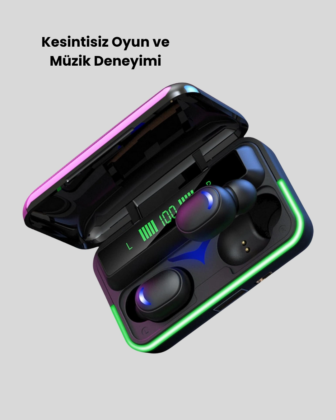Oyun Ve Müzik İçin E10 Bluetooth Kulaklık – 5.1 Bağlantı, Uzun Pil Ömrü ( Lisinya )