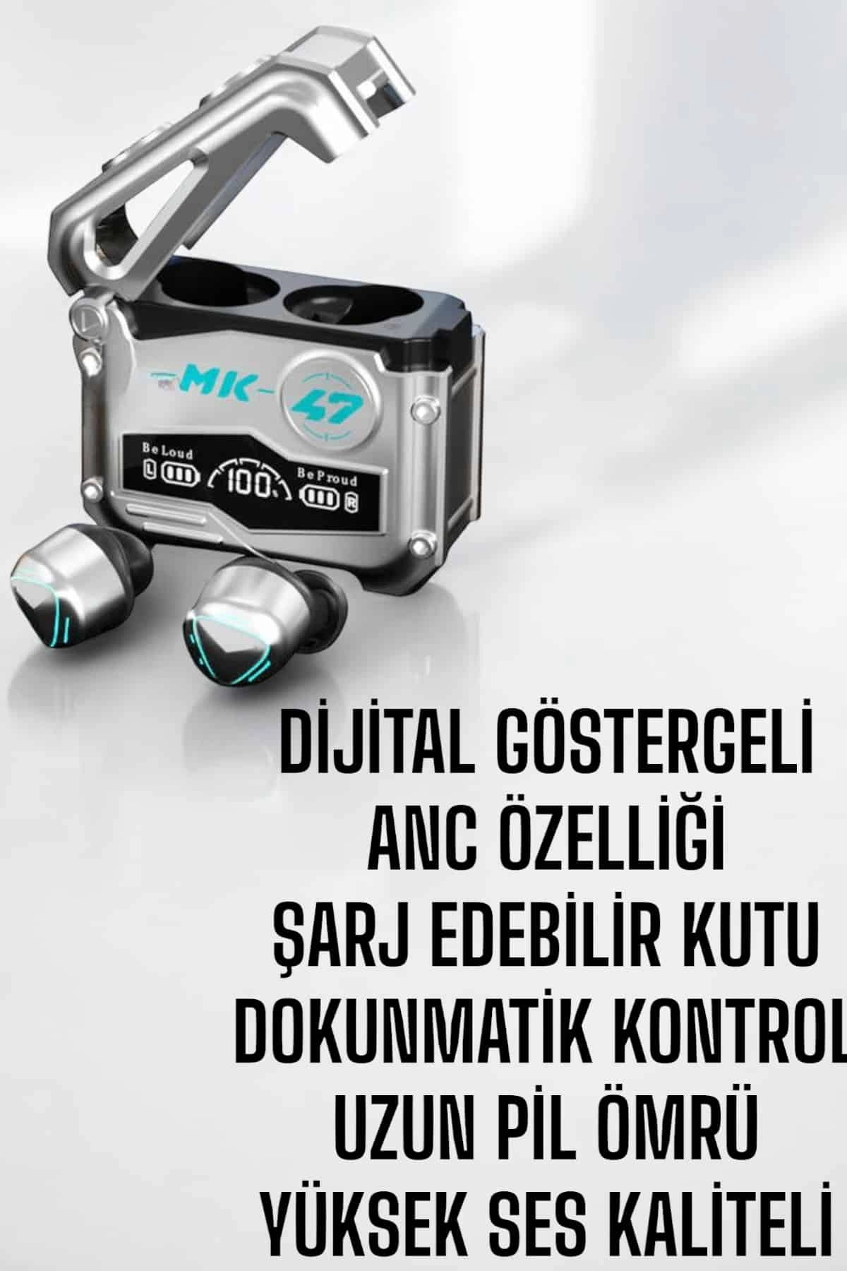 Kulaklığı Bluetooth Bağlantılı Anc Özelliği 5.0 Bluetooth ( Lisinya )