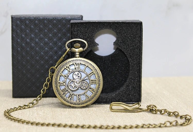 Özel Kutulu Antik Köstekli Saat Model 2 ( Lisinya )