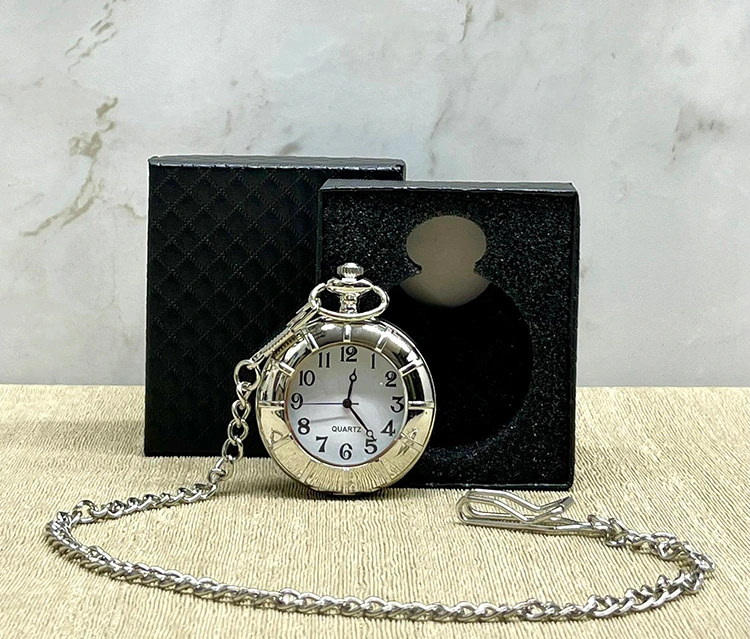 Özel Kutulu Gümüş Köstekli Saat ( Lisinya )