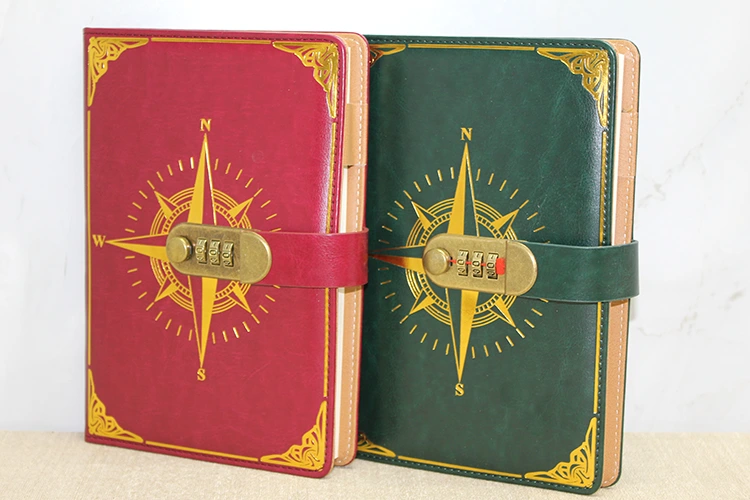 Özel Tasarım Şifreli Deri Defter ( Lisinya )