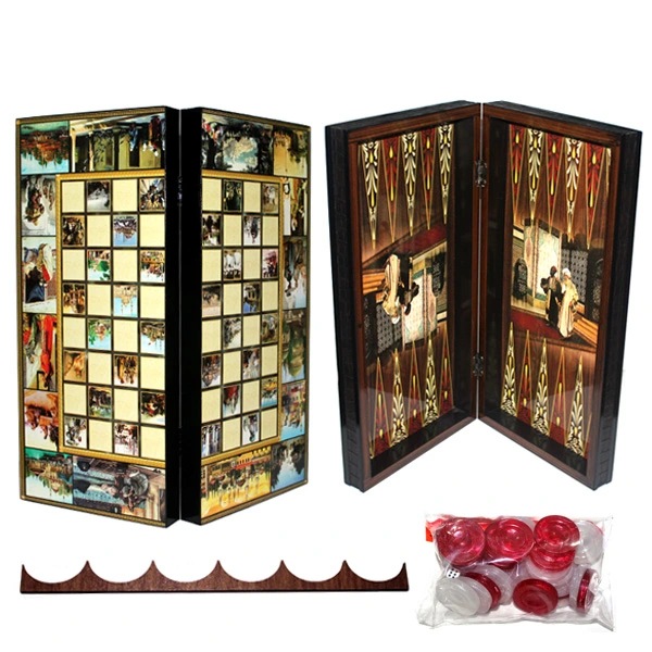 Özel Tasarlanmış Osmanlı Tavla ( Lisinya )