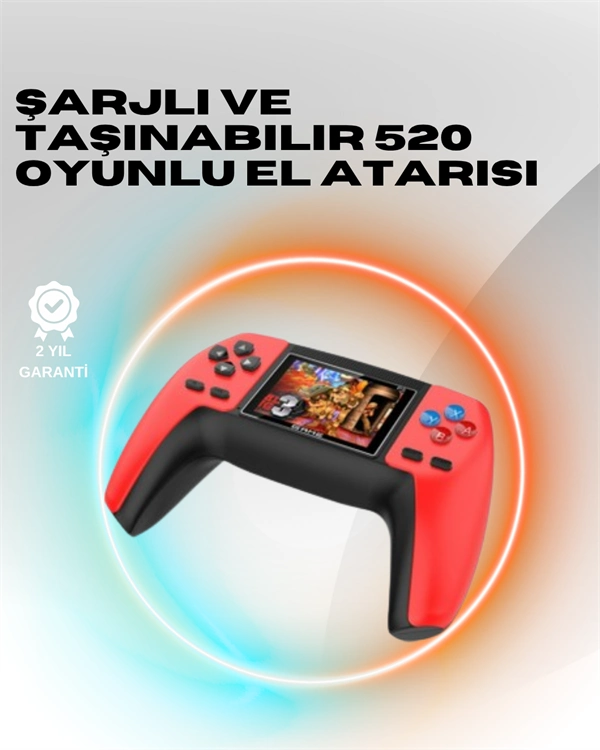P5 Mini Retro Oyun Konsolu – Tak-çalıştır, 520 Hazır Oyun, Portatif Kullanım ( Lisinya ) P5 Mini Retro Oyun Konsolu – Tak-çalıştır, 520 Hazır Oyun, Portatif Kullanım ( Lisinya )