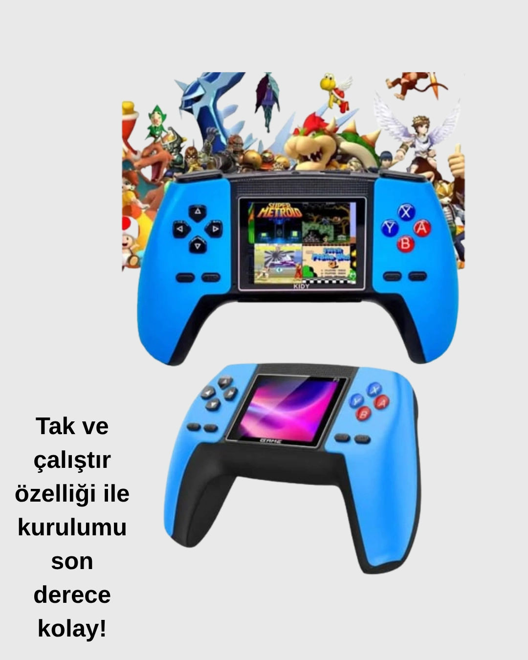 P5 Retro Gamepad | 520 Klasik Oyunlu Mini Oyun Konsolu ( Lisinya )