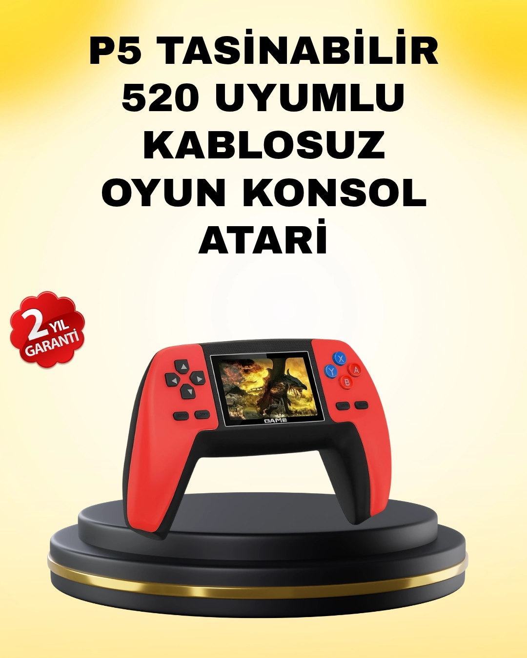 P5 Retro Gamepad 520 Oyunlu Tv Ve Elde Oynanabilir Konsol ( Lisinya ) P5 Retro Gamepad 520 Oyunlu Tv Ve Elde Oynanabilir Konsol ( Lisinya )
