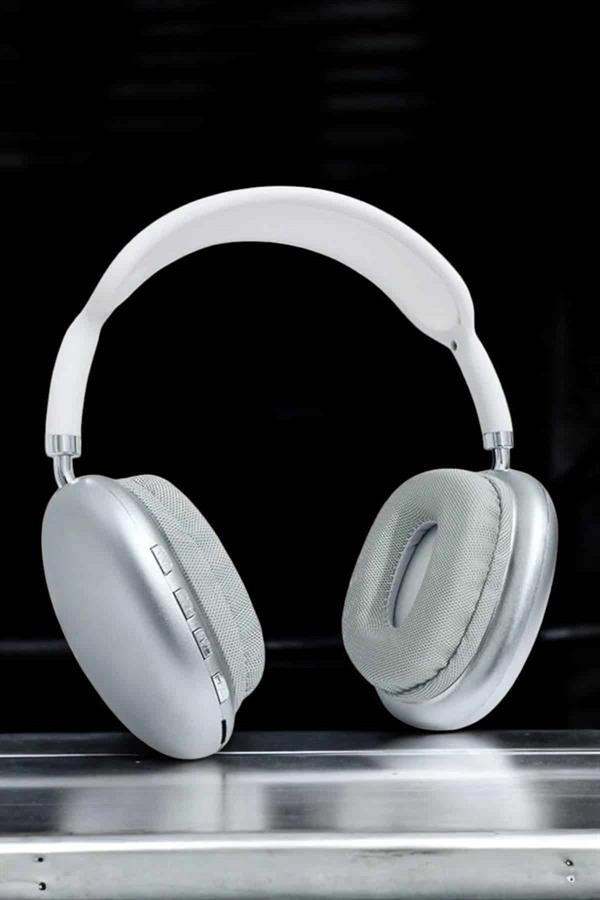 P9 Plus Kablosuz Kulak Üstü Bluetooth Kulaklık Beyaz Mikrofonlu Kulaküstü Kablosuz Kulaklık ( Lisinya )
