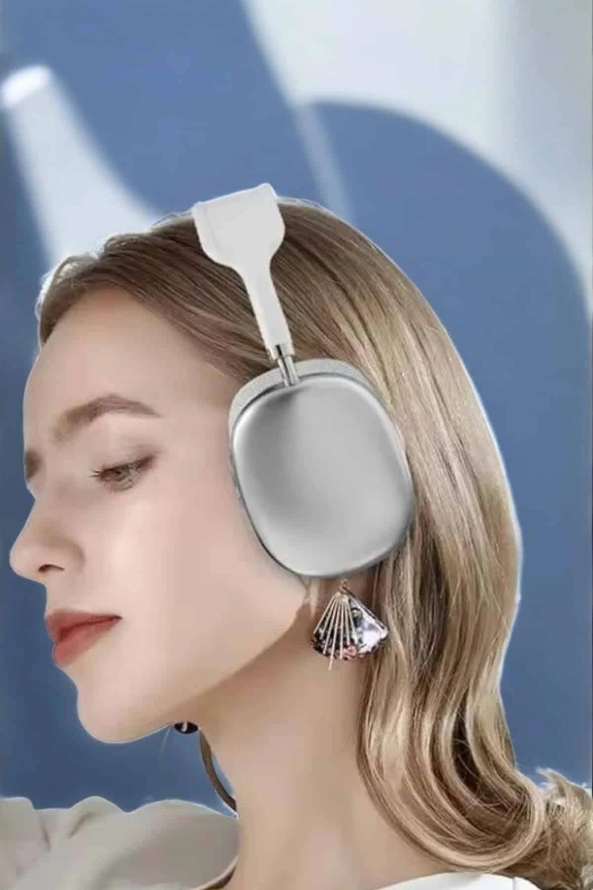 P9 Plus Kablosuz Kulak Üstü Bluetooth Kulaklık Beyaz Yüksek Ses Kaliteli ( Lisinya ) P9 Plus Kablosuz Kulak Üstü Bluetooth Kulaklık Beyaz Yüksek Ses Kaliteli ( Lisinya )