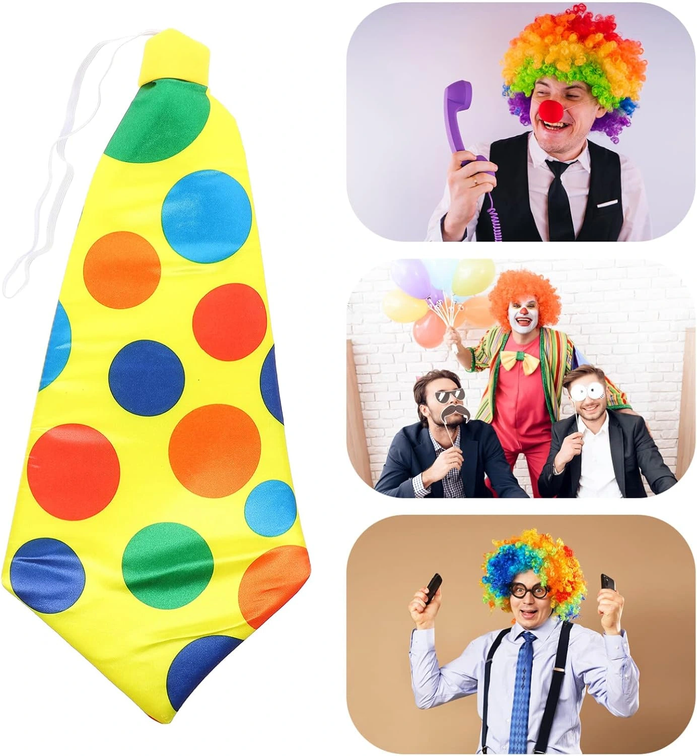 Palyaço Kravatı Lastikli Geniş Kesim ( Lisinya ) Palyaço Kravatı Lastikli Geniş Kesim ( Lisinya )