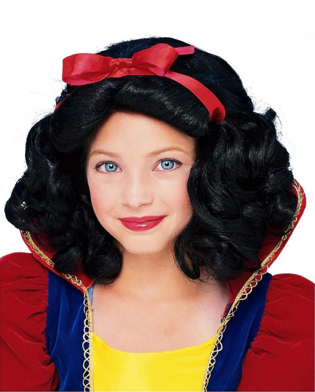 Pamuk Prenses Peruğu Kırmızı Fiyonklu ( Lisinya ) Pamuk Prenses Peruğu Kırmızı Fiyonklu ( Lisinya )