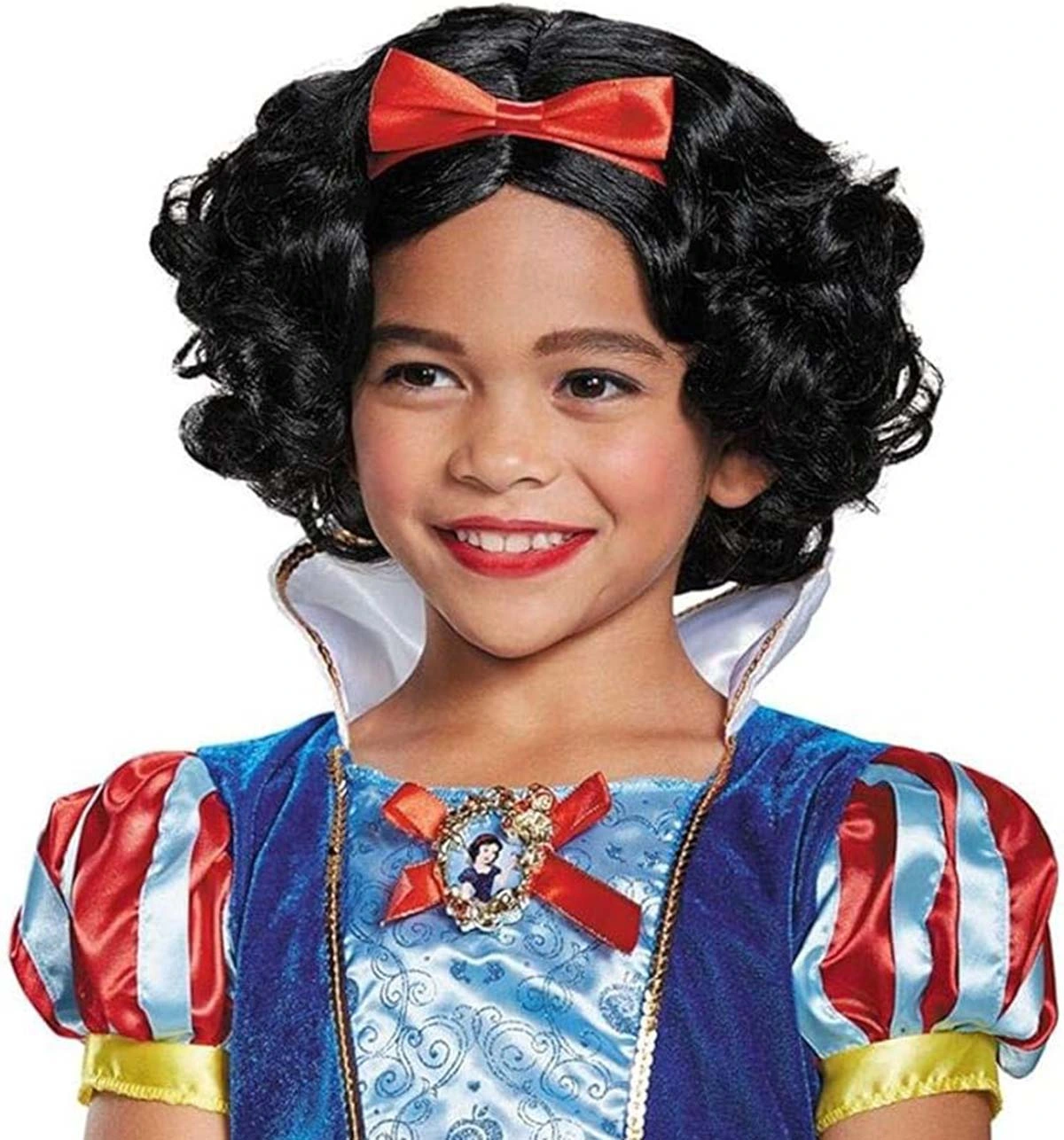 Pamuk Prenses Peruğu Kırmızı Fiyonklu ( Lisinya ) Pamuk Prenses Peruğu Kırmızı Fiyonklu ( Lisinya )