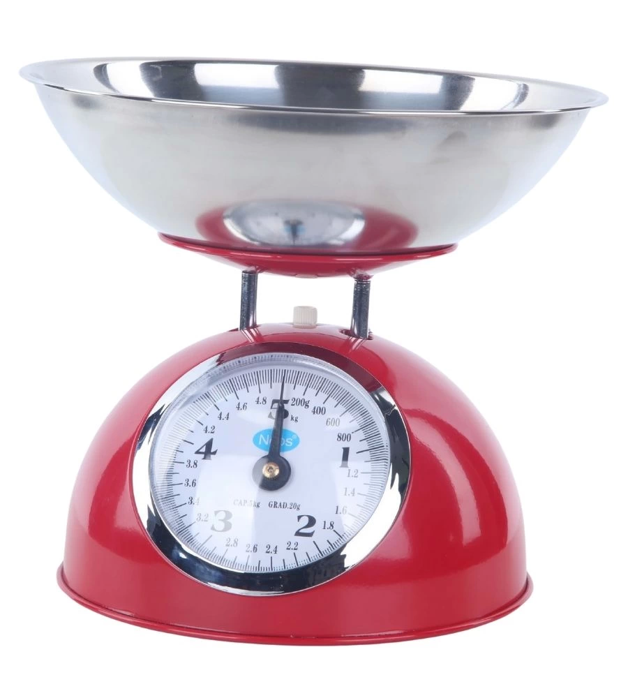 Paslanmaz Çelik 5 Kg Kapasiteli Mekanik İnce Ayar Terazi | Hassas Ve Dayanıklı Tartım ( Lisinya )