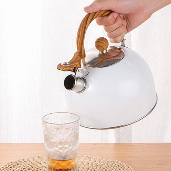 Paslanmaz Çelik Demlik Beyaz Renk ( Lisinya ) Paslanmaz Çelik Demlik Beyaz Renk ( Lisinya )