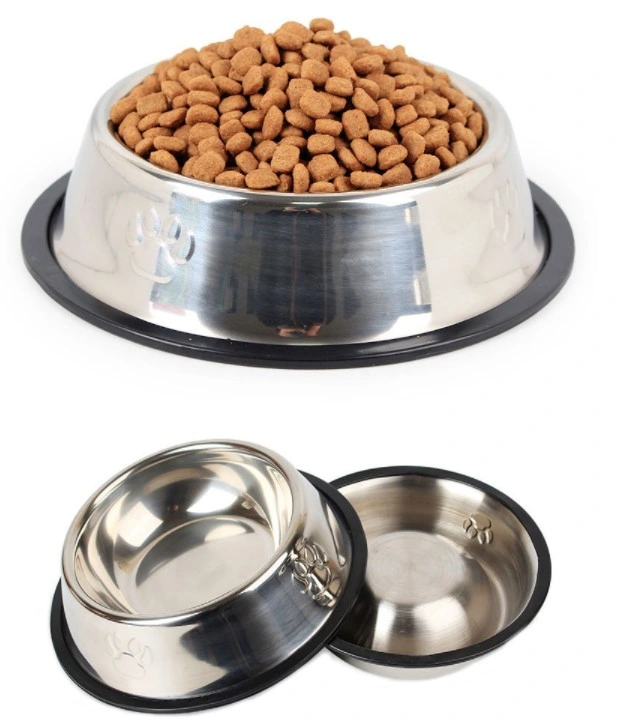 Paslanmaz Çelik Metal Mama Kabı 15 Cm. ( Lisinya )