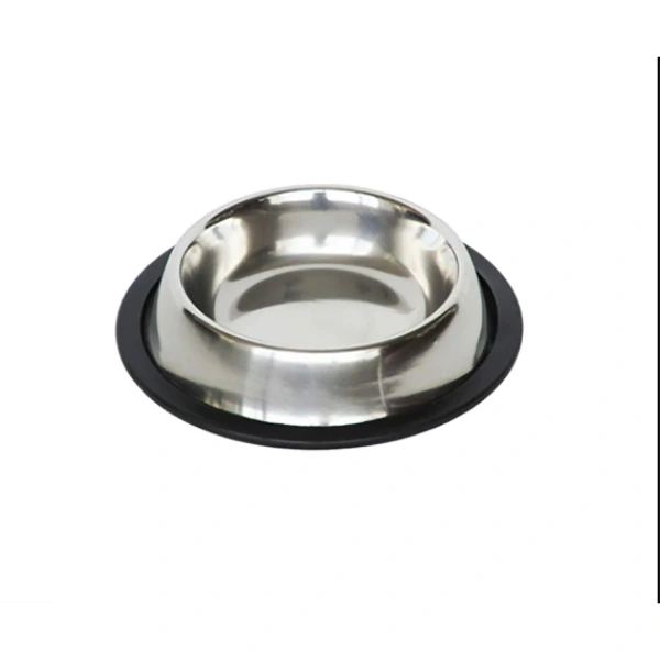 Paslanmaz Çelik Metal Mama Kabı 34 Cm. ( Lisinya )