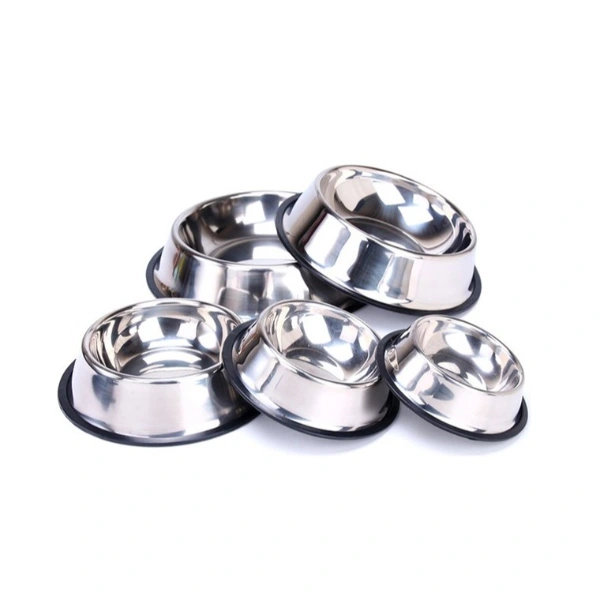 Paslanmaz Çelik Metal Mama Kabı 34 Cm. ( Lisinya )