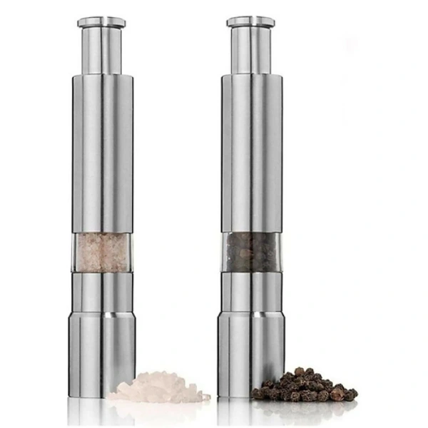 Paslanmaz Çelik Otomatik Basmalı Baharat Öğütücü ( Lisinya ) Paslanmaz Çelik Otomatik Basmalı Baharat Öğütücü ( Lisinya )