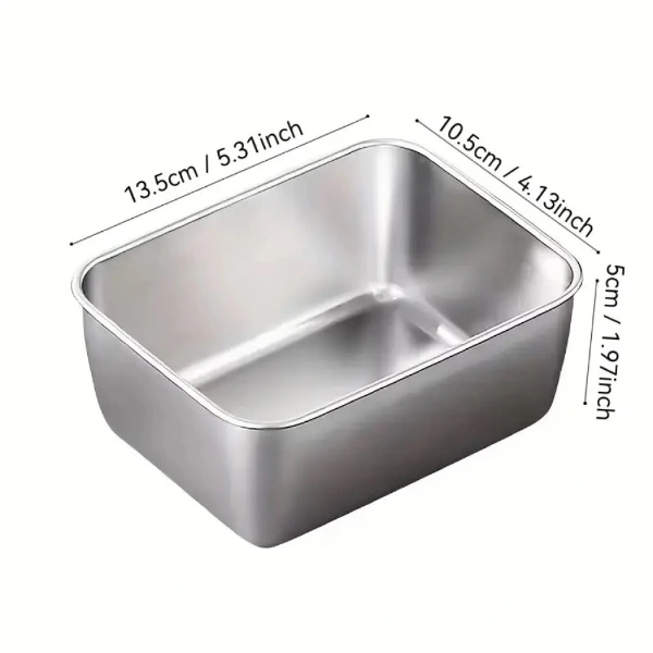 Paslanmaz Çelik Saklama Kabı ( Lisinya ) Paslanmaz Çelik Saklama Kabı ( Lisinya )