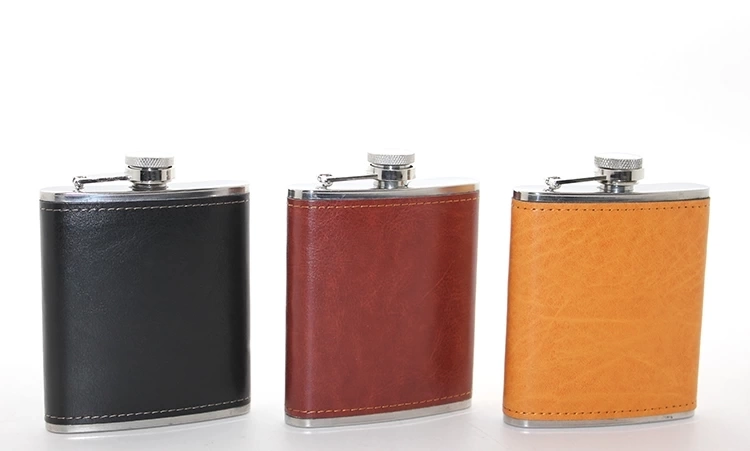 Paslanmaz Çelik Tekli 7 Oz Derili Matara Alk2660 ( Lisinya ) Paslanmaz Çelik Tekli 7 Oz Derili Matara Alk2660 ( Lisinya )