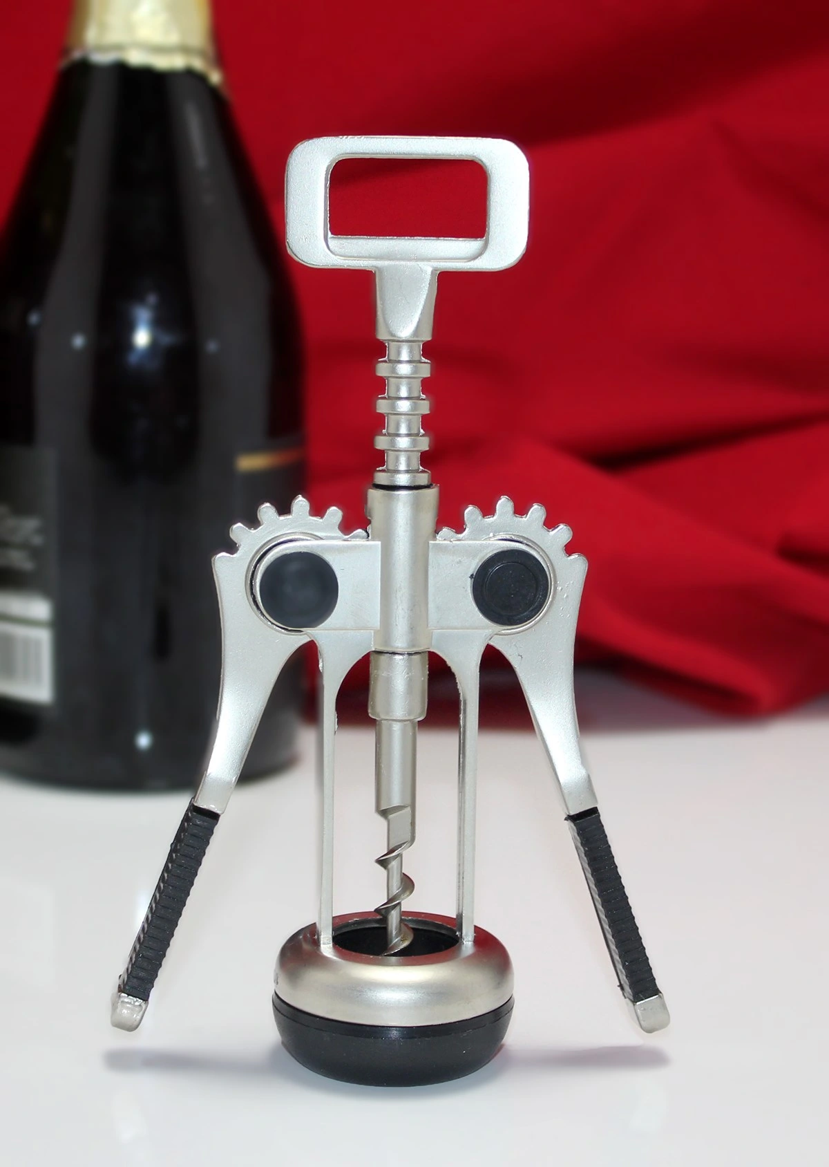 Paslanmaz Çelik Tirbuşon Şarap Açacağı Model 4 ( Lisinya ) Paslanmaz Çelik Tirbuşon Şarap Açacağı Model 4 ( Lisinya )