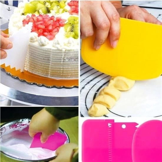 Pasta Hamur Şekillendirici Spatula Kesici Kazıyıcı Dekoratör Set ( Lisinya ) Pasta Hamur Şekillendirici Spatula Kesici Kazıyıcı Dekoratör Set ( Lisinya )