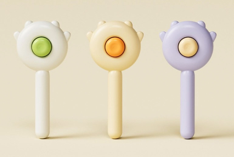 Pati Tasarımlı Otomatik Temizlenen Evcil Hayvan Tarağı ( Lisinya )