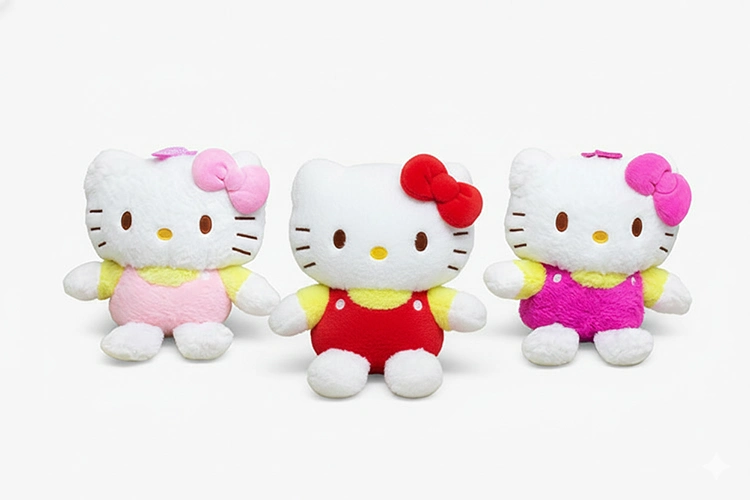 Peluş Hello Kitty Sırt Çantası ( Lisinya )